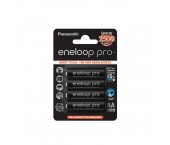 Panasonic eneloop Pile stilo 4 AA da 2500 mAH BK-3HCDE 2500mAh,Confezione da 4