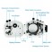 Seafrogs Custodia Sub per Sony A7 II / A7R II / A7S II (16-35mm) + Dome Port 6" (WA-005 F)