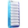  Eneloop 8 Pile Stilo AA BK-3MCCE 2000mAh,Confezione da 8