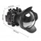 Seafrogs Custodia Sub per Sony A9 con Dome  WA005-F per ottica 16-35 e altre ottiche  (incluso stadard port  per 28-70mm) 